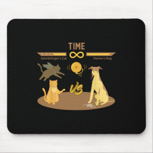 Schrödingers Katze vs. Pawlows Hund Lustiges Video Mousepad