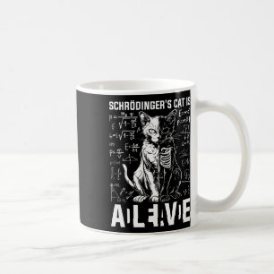 Schrodingers Katzentot und lebendige Physik Kaffeetasse