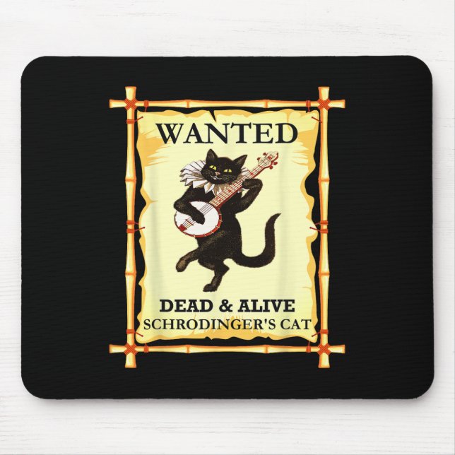 Schrodingers Physik-Kat-Quantum-Physiker Mousepad (Vorne)