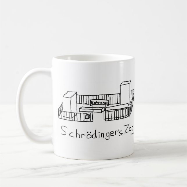 Schrodingers Zoo Kaffeetasse (Links)