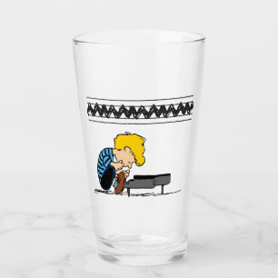 Schroeder Charlie Brown Music Glas
