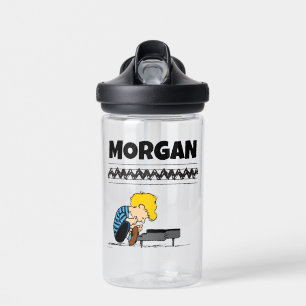 Schroeder Charlie Brown Music   Name hinzufügen Trinkflasche