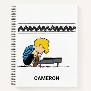 Schroeder Charlie Brown Music Notizbuch