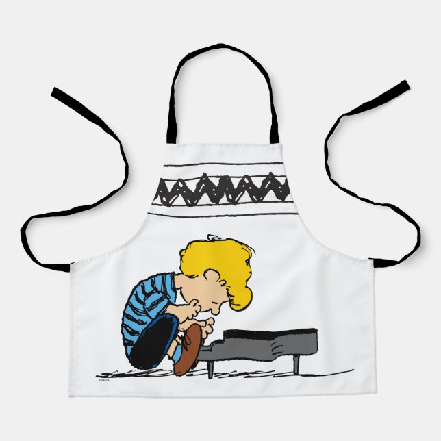 Schroeder Charlie Brown Music Schürze (Vorderseite)