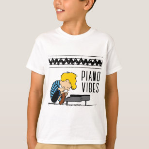 Schroeder Charlie Brown Music T-Shirt
