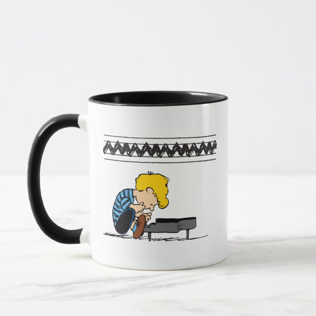 Schroeder Charlie Brown Music Tasse (Links)