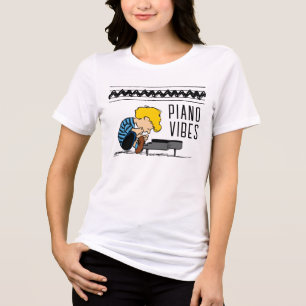 Schroeder Charlie Brown Music Tri-Blend Shirt