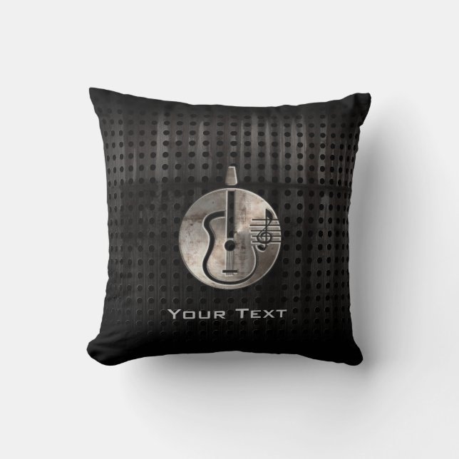 Schroffe Akustikgitarre Kissen (Vorderseite)