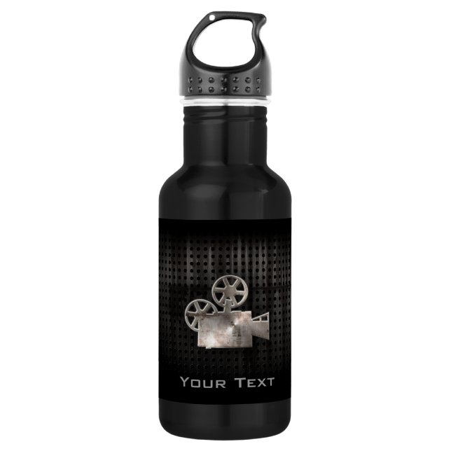 Schroffe Film-Kamera Trinkflasche (Vorderseite)