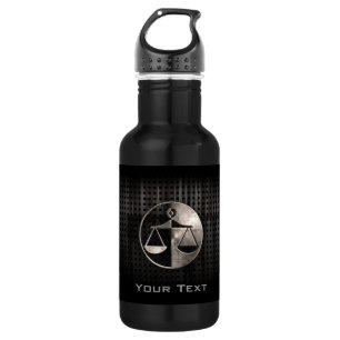 Schroffe Gerechtigkeits-Skalen Trinkflasche