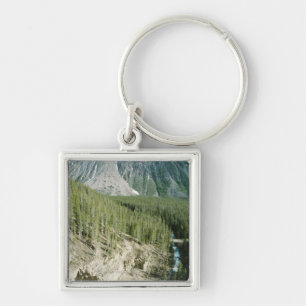 Schroffe Landschaft in Nationalpark Banffs, Kanada Schlüsselanhänger