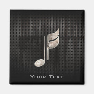 Schroffe Musiknote Magnet