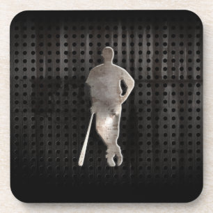 Schroffer Baseball Getränkeuntersetzer