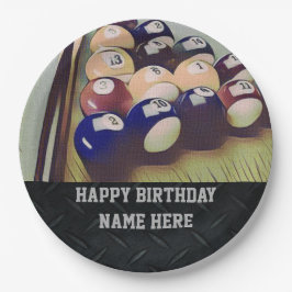 Schroffer erwachsener pappteller