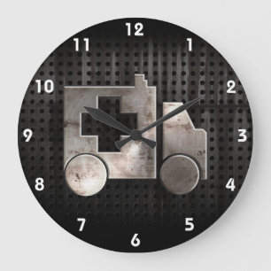 Schroffer Krankenwagen Große Wanduhr