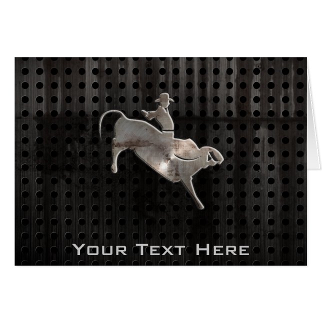 Schroffer Stier-Reiter (Vorderseite (Horizontal))