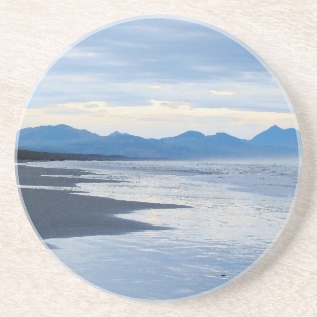 Schroffes Oregonküstenstrand-Ozean-Meer Untersetzer (Vorne)
