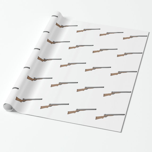 Schrotflinte Geschenkpapier (Ungerollt)