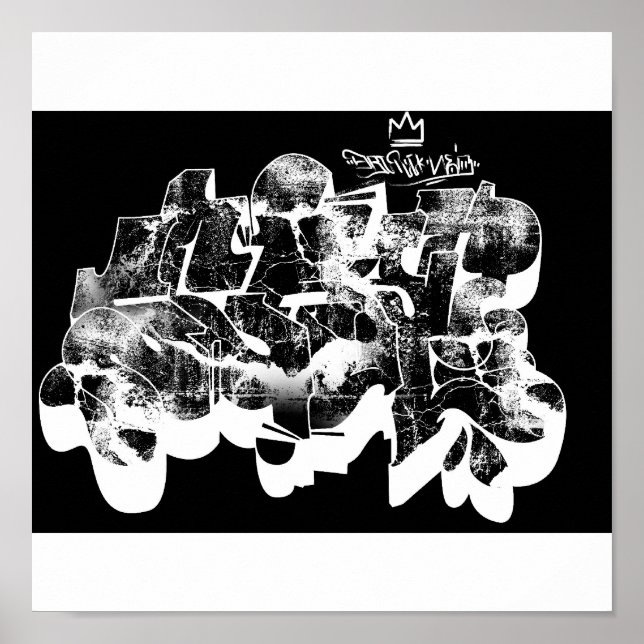 Schrottgraffiti Posters Poster (Vorne)