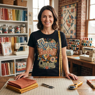 Schrottkorb Königin Quilter Cottagecore T-Shirt