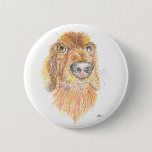 Schrullige Dackel Button
