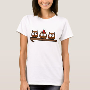 Schrullige Eulen - Dr. T'Wit T'Who T-Shirt