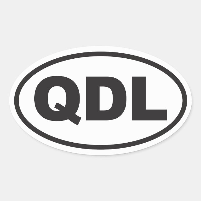 Schrullige Hundedame Ovaler Aufkleber (Vorderseite)