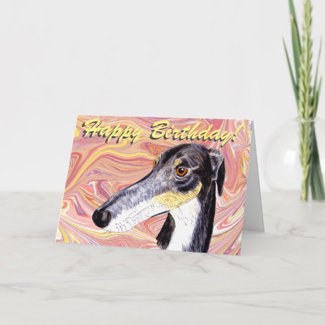Schrullige Lurchergeburtstagskarte Karte (Vorderseite)