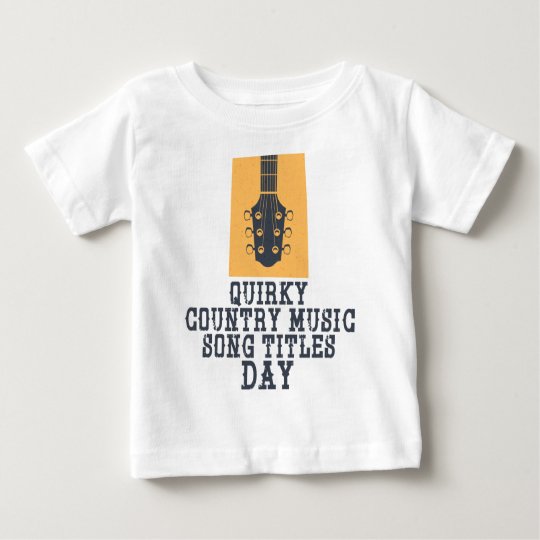 Schrulliges Countrymusik-Lied betitelt Tag Baby T-shirt