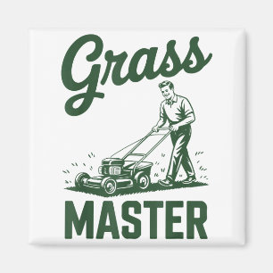 Schub Rasenmäher Legende Gr Master Dad Lustiger Ra Magnet