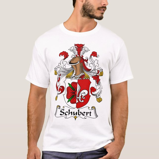 Schubert Familien-Wappen T - Shirt (Vorderseite)
