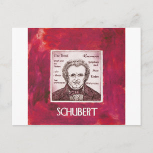 Schubert Postkarte