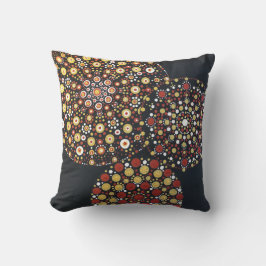 Schubkissen mit Feuerwerk-Design Kissen