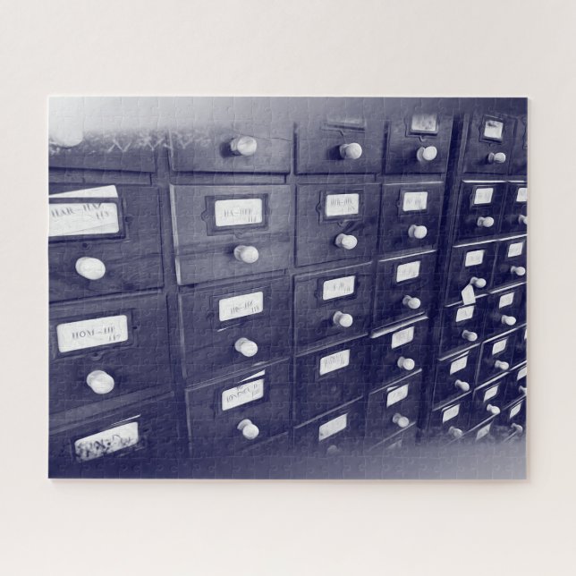 Schubladen der alten Bibliothek (Horizontal)