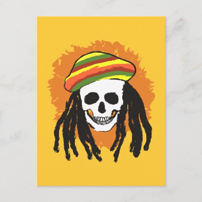 Schubschädel Postkarte (Vorderseite)