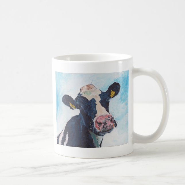Schüchtern Sie keine irische friesische Kuh 01. Kaffeetasse (Rechts)