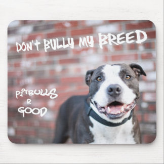 "Schüchtern Sie nicht meine Zucht-" Pitbull Mousepad