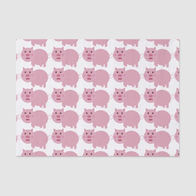 Schüchterne rosa seidenpapier (Vorderseite)