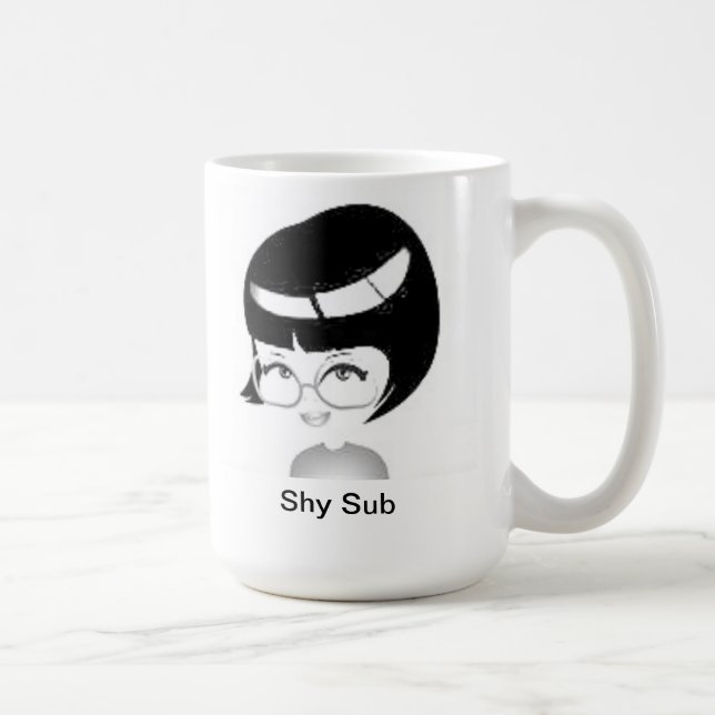 Schüchterne Vorkaffee-Tasse Kaffeetasse (Rechts)