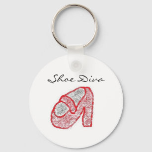 Schuh-Diva-Schlüsselanhänger Schlüsselanhänger