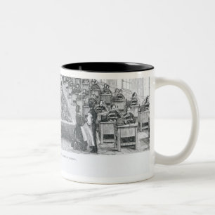 Schuh-Fabrik Zweifarbige Tasse