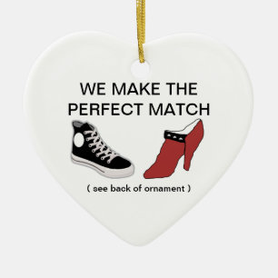 Schuh heiraten Sie mich Verzierung Keramik Ornament