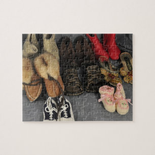 Schuh-Liebhaber-Puzzlespiel