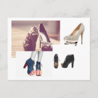 schuh Postkarte
