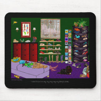 Schuh-Raum-Mausunterlage Mousepad