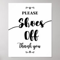 Schuhe bitte ausziehen, Schuhe entfernen