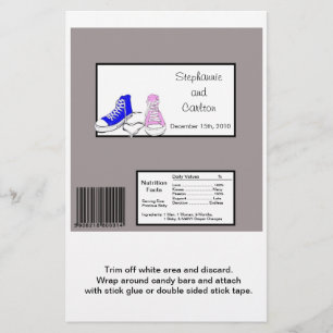 Schuhe Blau/Rosa Hershey's große Barverpackung Flyer