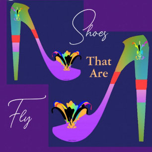 Schuhe, die Fliegen sind Poster