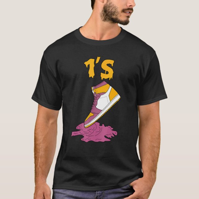Schuhe Dripping Streetwear OG Brotherhood 1s Match T-Shirt (Vorderseite)