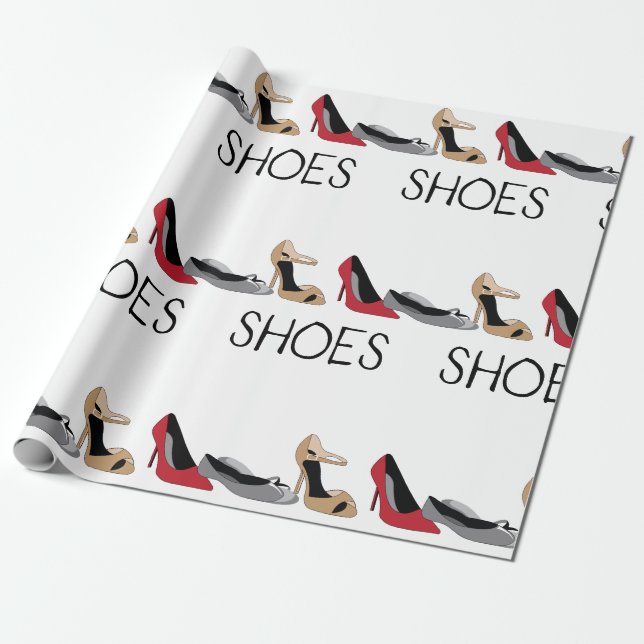 Schuhe Geschenkpapier (Ungerollt)